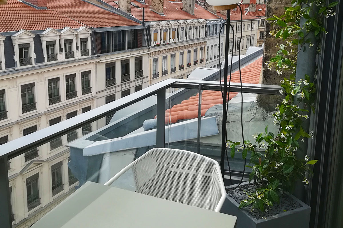 rooftop pour un hôtel restaurant Nô à Lyon