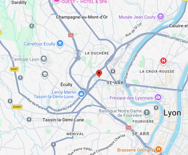 Carte Google map Vert Altitude adresse Marietton
